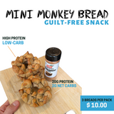 UnbelievaBread - High Protein, Low-Carb Mini Monkey Bread (3 Breads Per Bag)