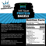 UnbelievaBagels - LARGE NY-Style High Protein, Low-Carb Bagels (4 Total Bagels)