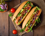 2 Bags of High Protein, Low-Carb Hot Dog Buns (12 Total Buns)