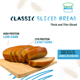 UnbelievaBread - High Protein, Low-Carb Bread Loaves (Thick or Thin sliced)