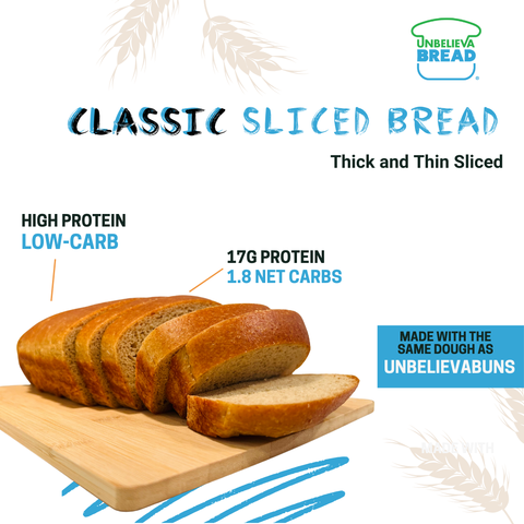 UnbelievaBread - High Protein, Low-Carb Bread Loaves