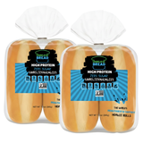 2 Bags of UnbelievaHoagies - High Protein, Low-Carb 8" Hoagie Rolls (8 Total Hoagies)